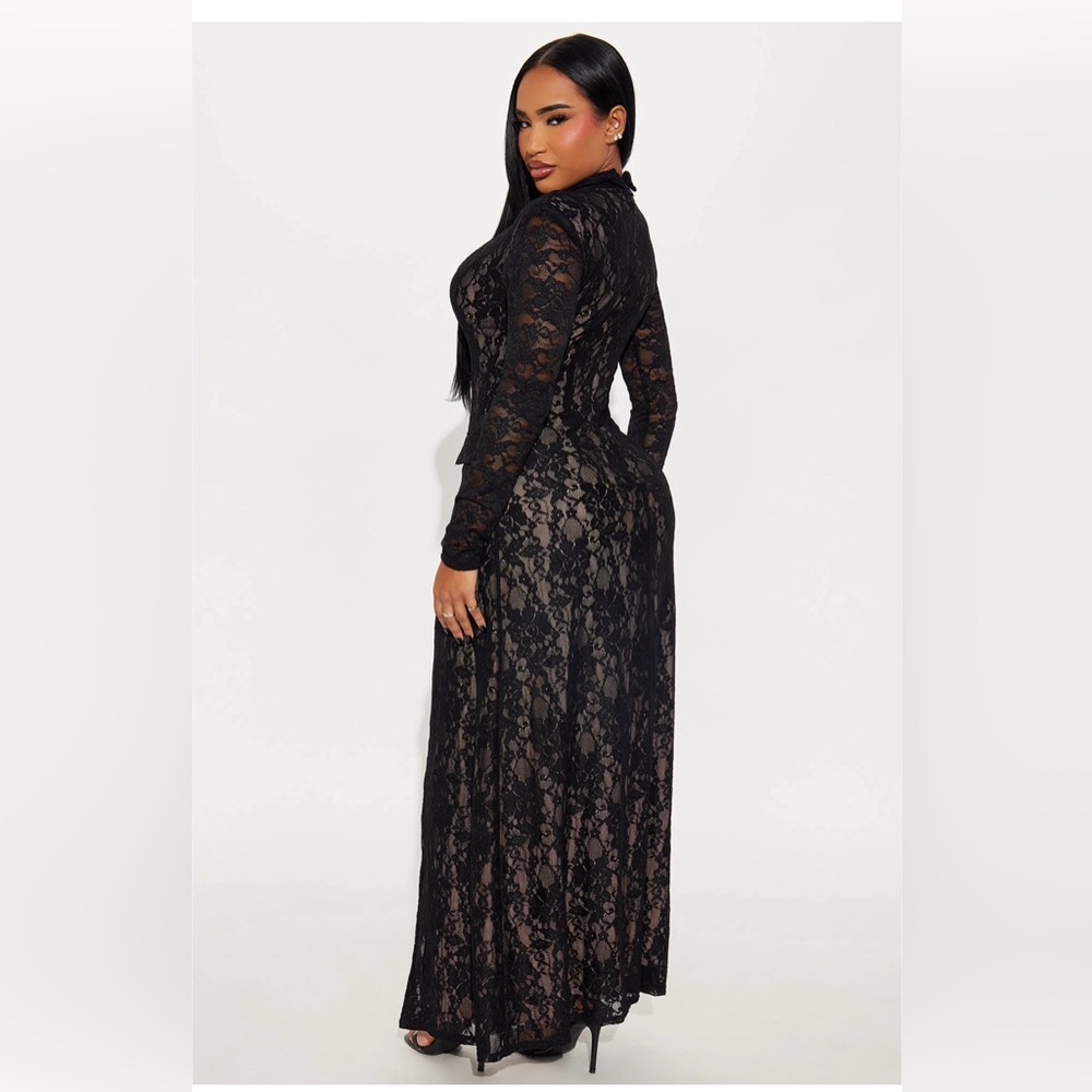 Fashionova  Black Lace Maxi Dress - Picture 2 of 2